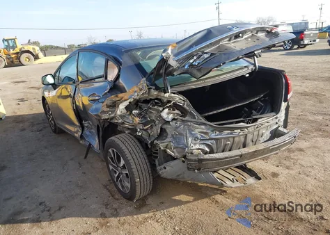 2013 Honda Civic Ex z USA, uszkodzony, nr VIN 19XFB2F8XDE231675